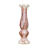 Opaline collar vase