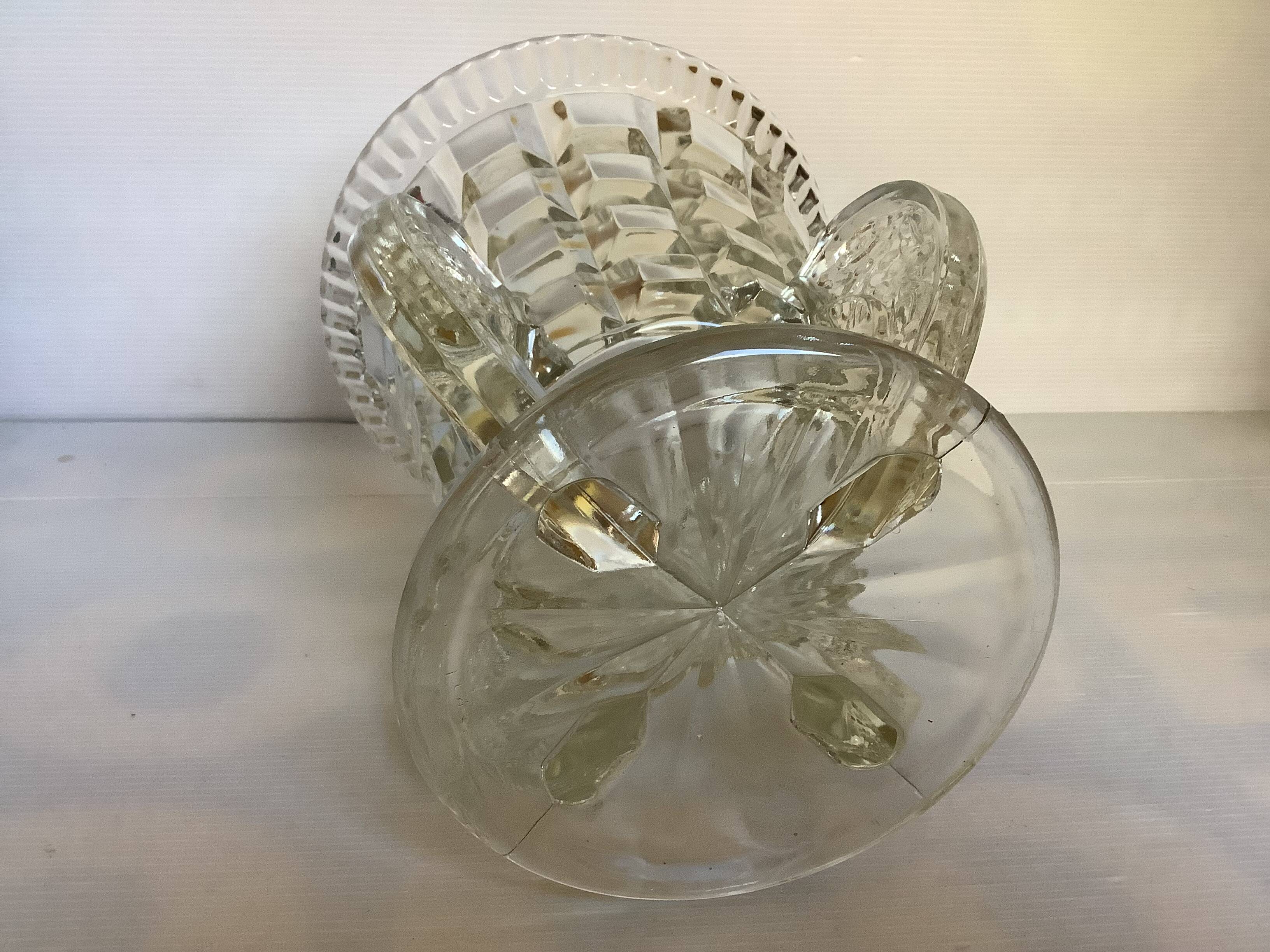 Antique large Art Deco vase from the 1930s.