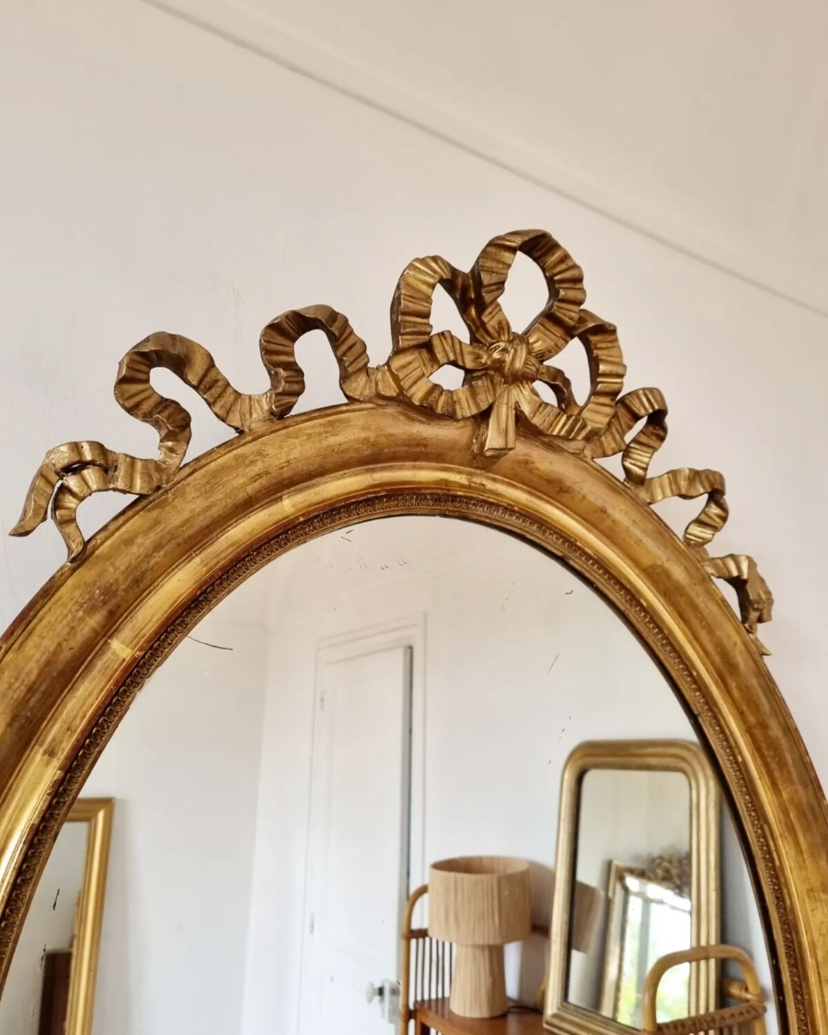 Oval mirror Louis XVI 102x75cm