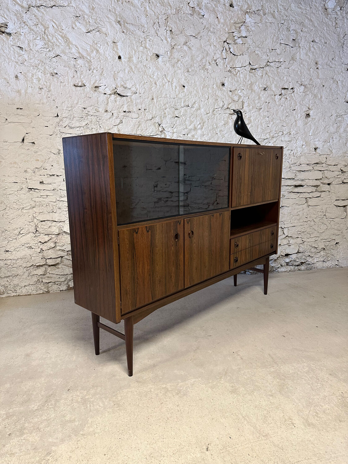 Scandinavian rosewood sideboard