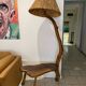 Liseuse Bois Vintage Corde Vallauris circa 1960