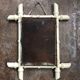 vintage bamboo mirror