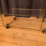 Lucite mobile table, audio, 1970s