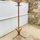 1960s bistro swivel parrot coat rack, curved wood