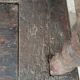 Gothic oak chest bench