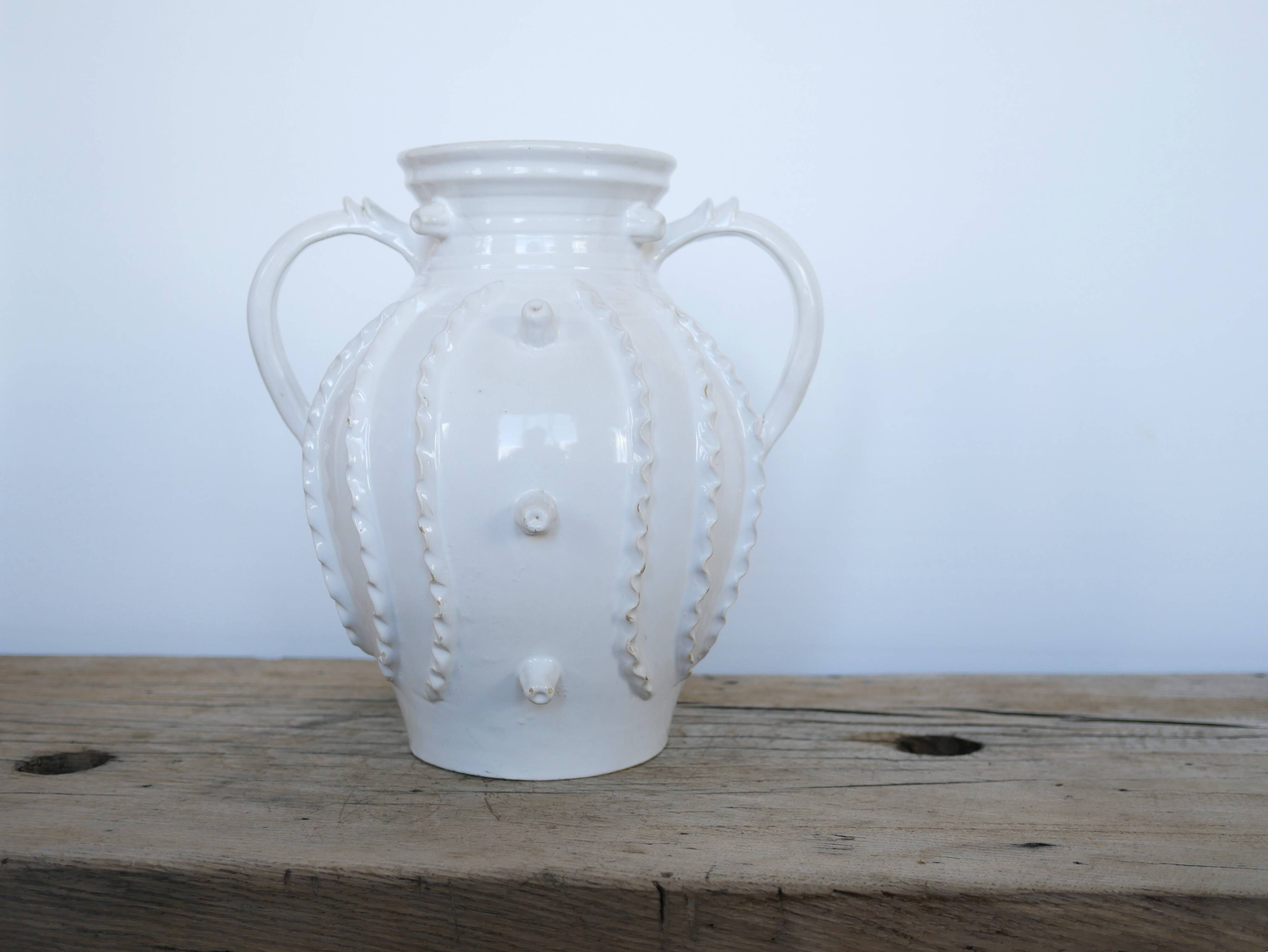 Vintage ceramic vase by Emile Tessier