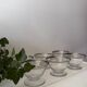 Dessert Coupes met zilverkleurige rand