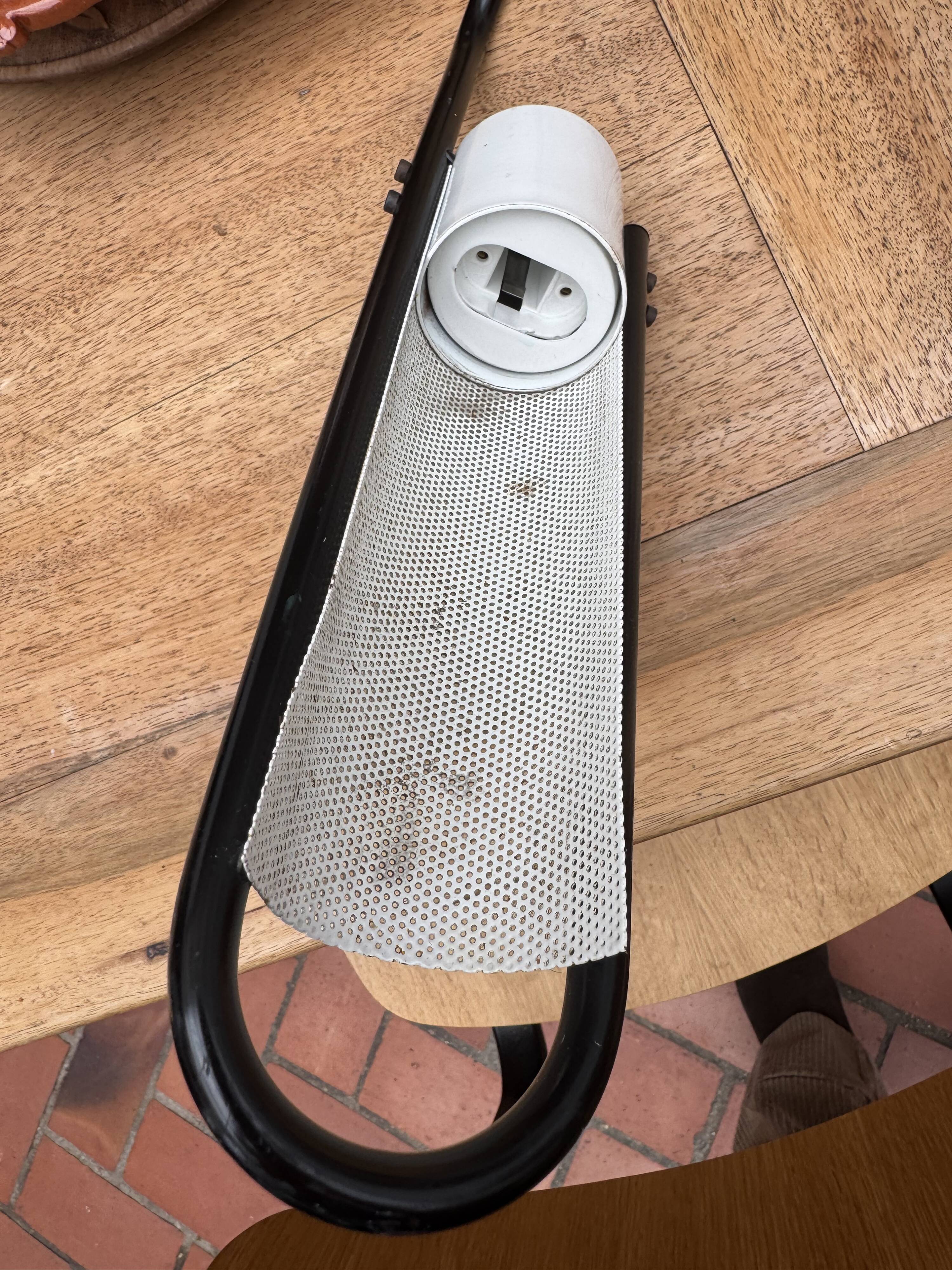 Candle desk lamp, 1980s