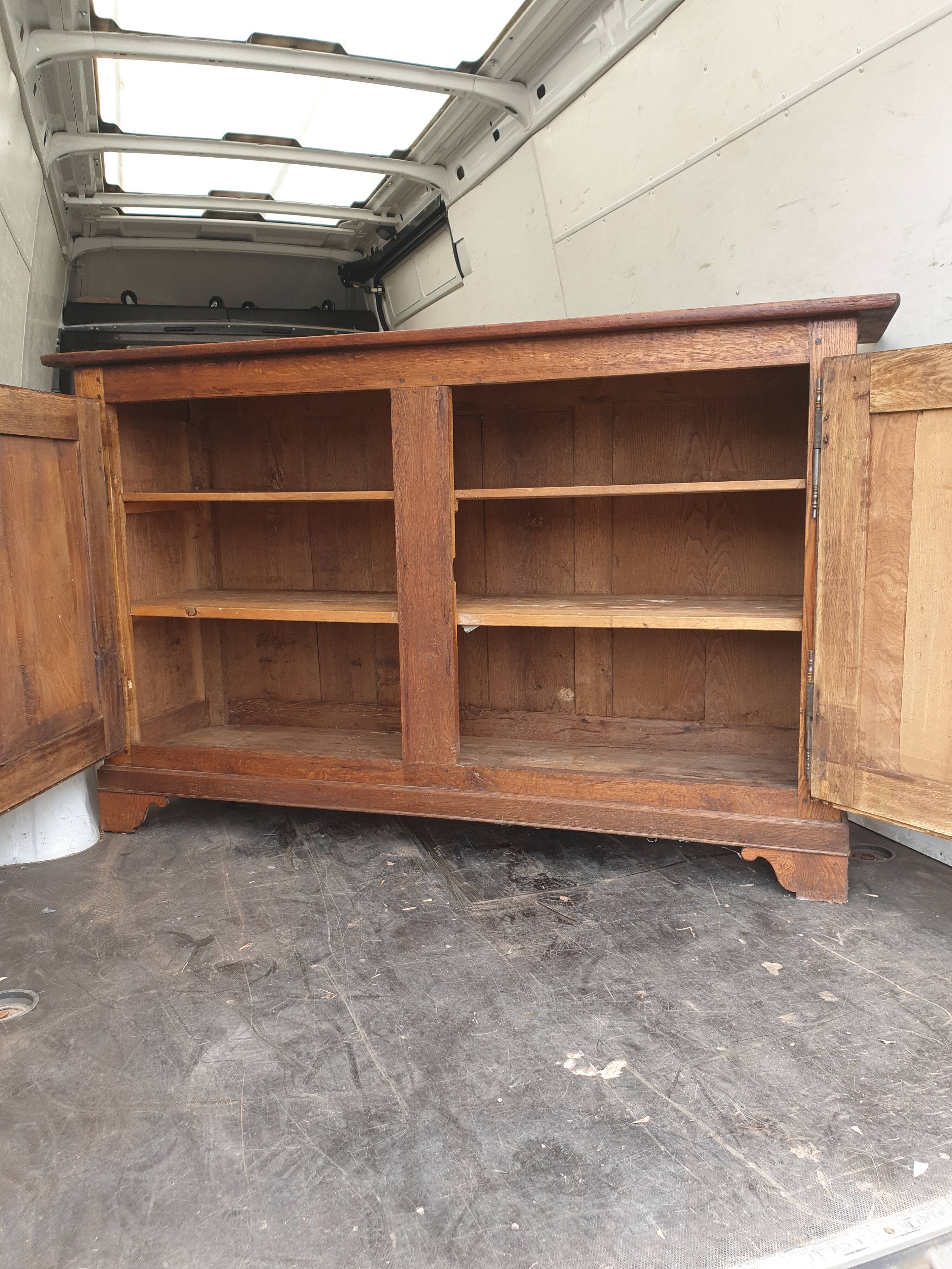 19th century farm sideboard in solid wood