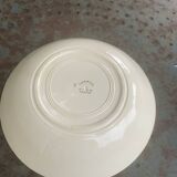 Fruit bowl, deep plate, luxeuil, old poppy motif