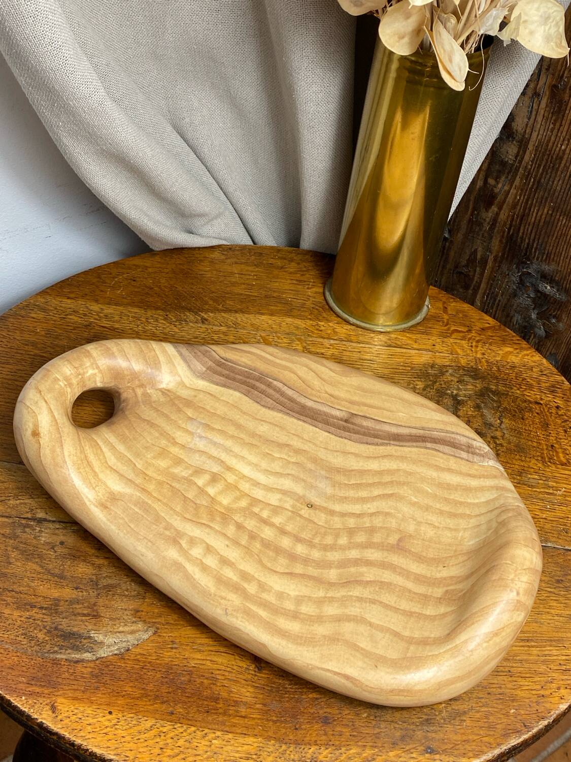 Free-form ceramic tray, Grandjean, Vallauris