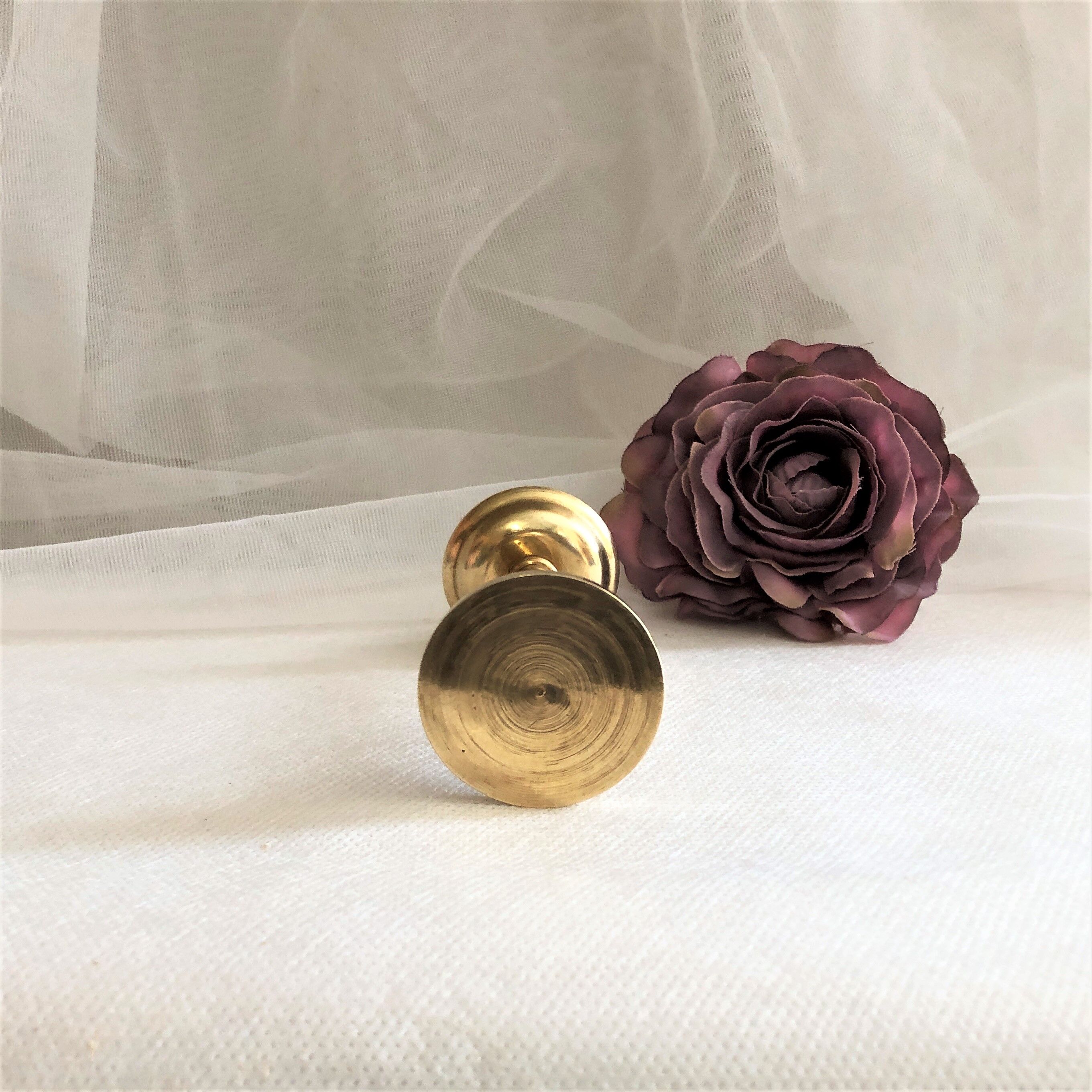 Mini bronze candle holder XIXth