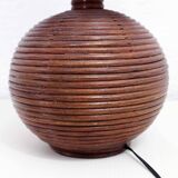 Rattan table lamp