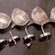Kartell four metal crystal wall lamps