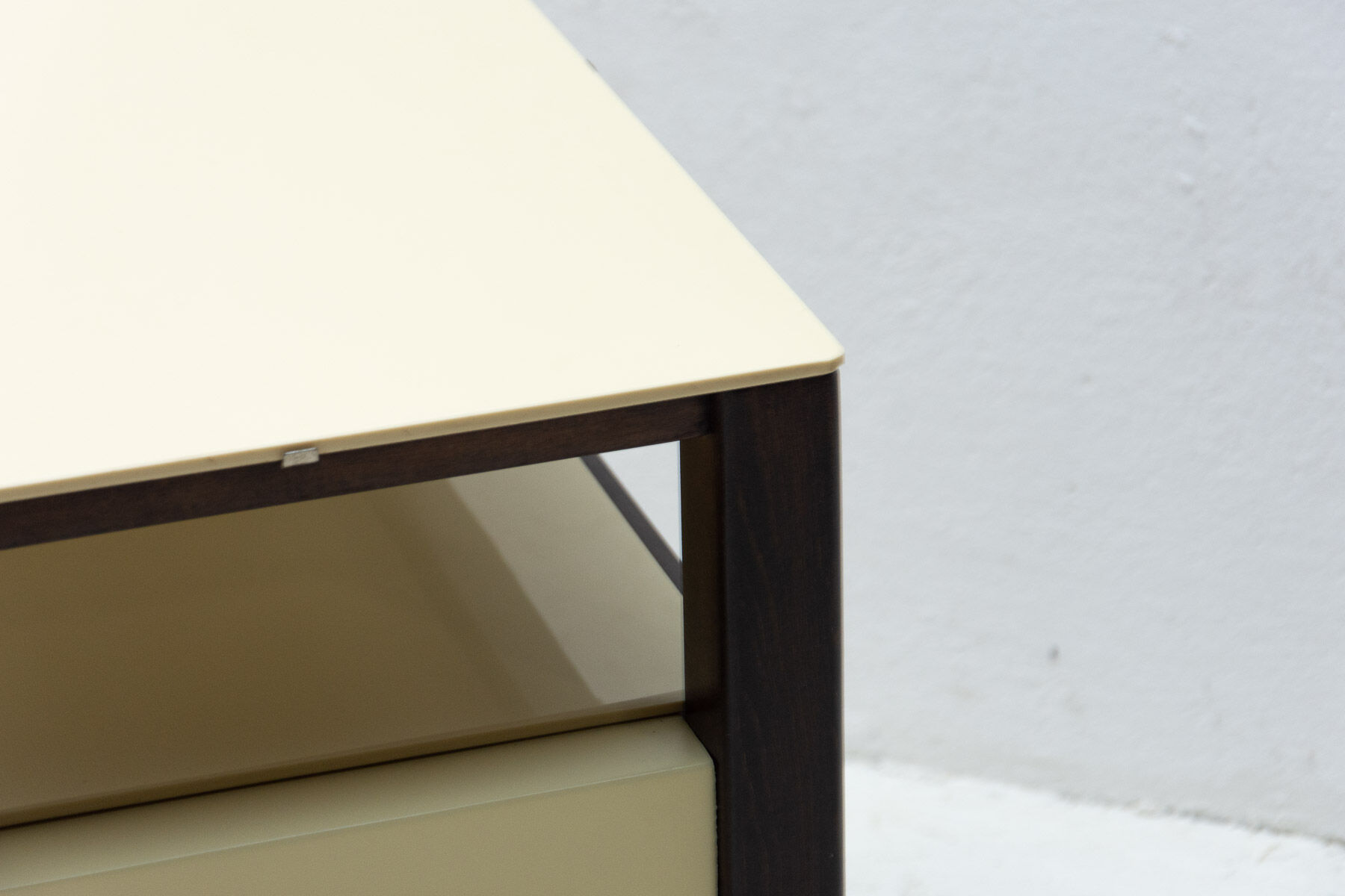 Modernist side or bedside table, Czechoslovakia, 1960s