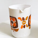 Vintage advertising carafe pitcher