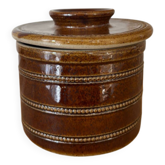 Vintage Berry stoneware water butter dish