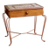 Small side table in wrought iron and mosaic, 1950s-60s.