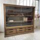 XXL oak display cabinet furniture
