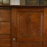 Oak buffet reconstruction by René Gabriel 1940s