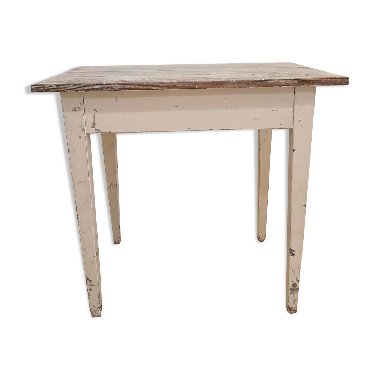Distressed farmhouse table