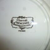 Set of 6 dessert plates in Sarreguemines model Obernai