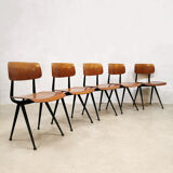 Industrial Dutch design Result school chair by Friso Kramer 1st edition