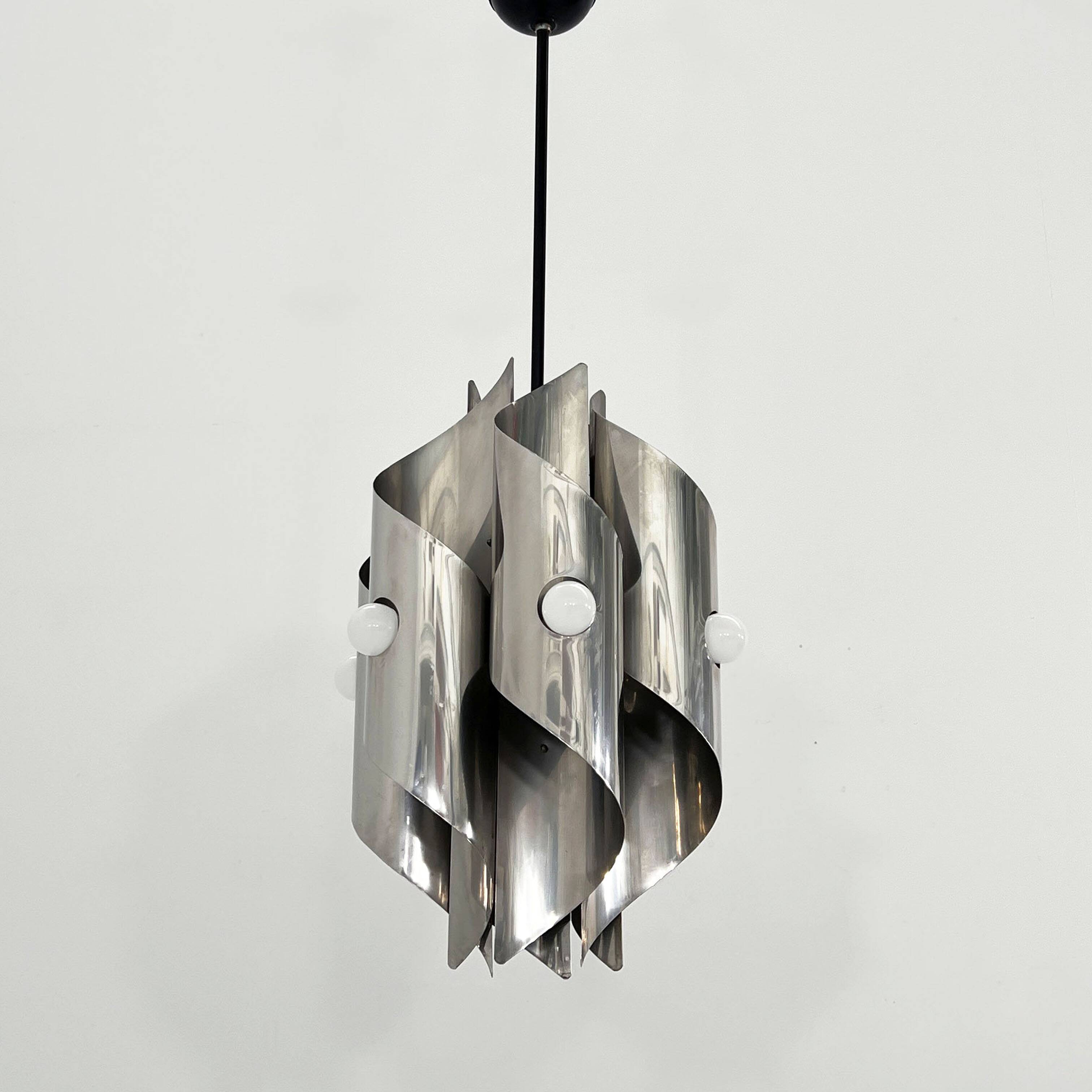 Chandelier Space Age Chrome, 1970