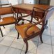 English flap desk and these 2 armchairs early XXeme