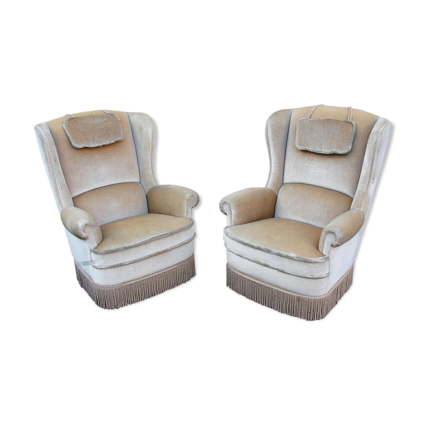 A pair of uszak armchairs, 70’s