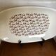 Gien vintage brown tree dish