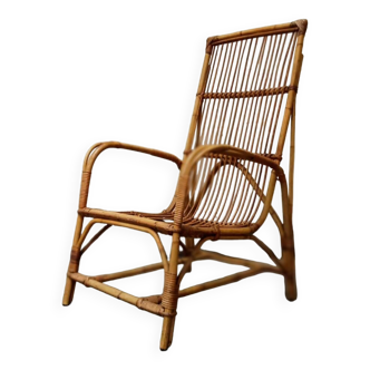 Rattan armchair