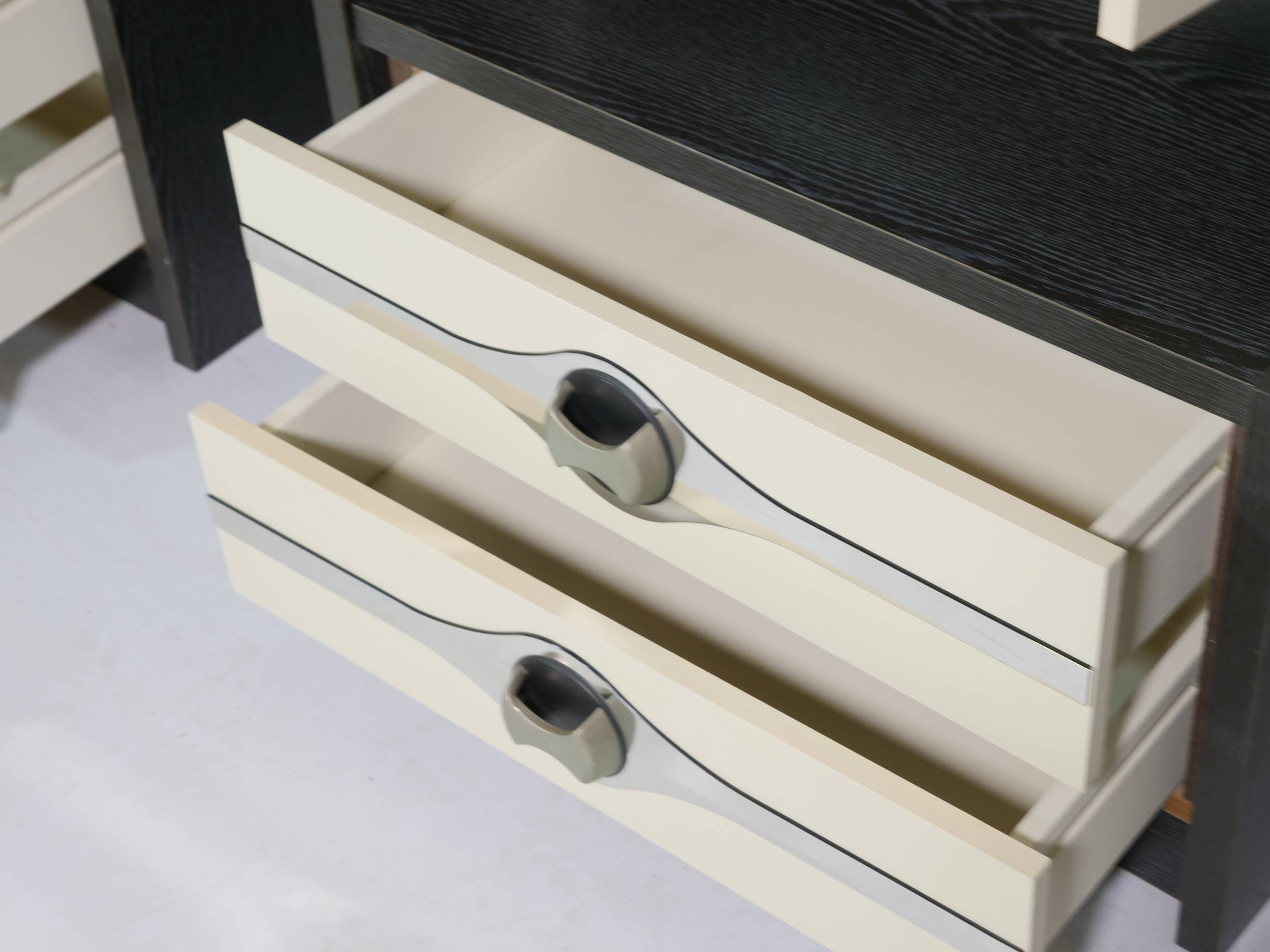 Modernist space age chest of drawers sideboard cabinet, 70s