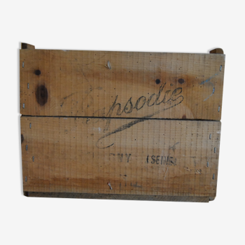 Vintage "Rapsodie" wooden box