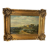 French landscape dated 1922