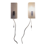 Pair of 60's Perspex wall lights