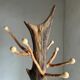 Standing Coat Rack with Hazel Branch Hooks