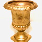 Medici basin in gilded ceramic