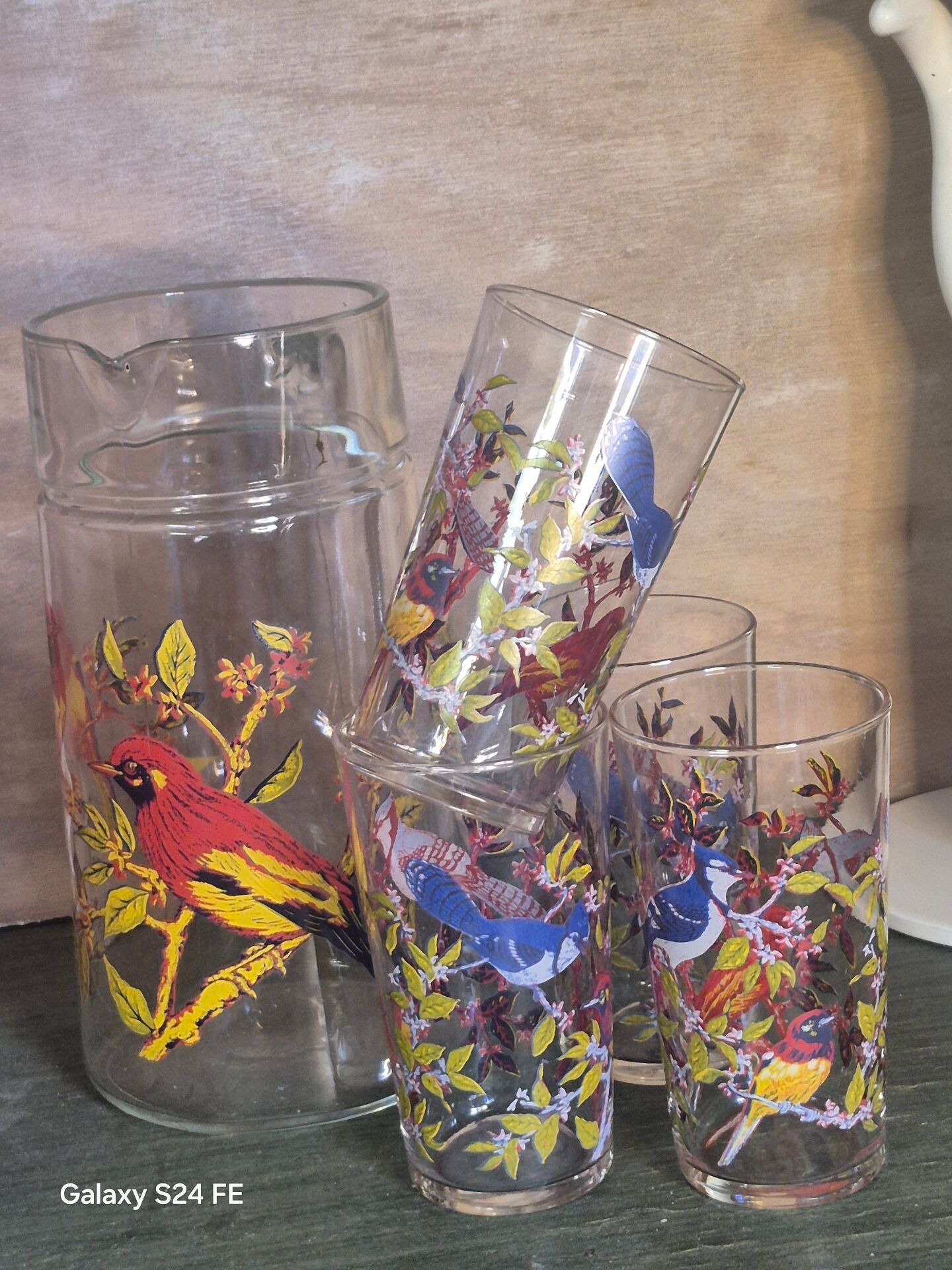 Verres oiseaux
