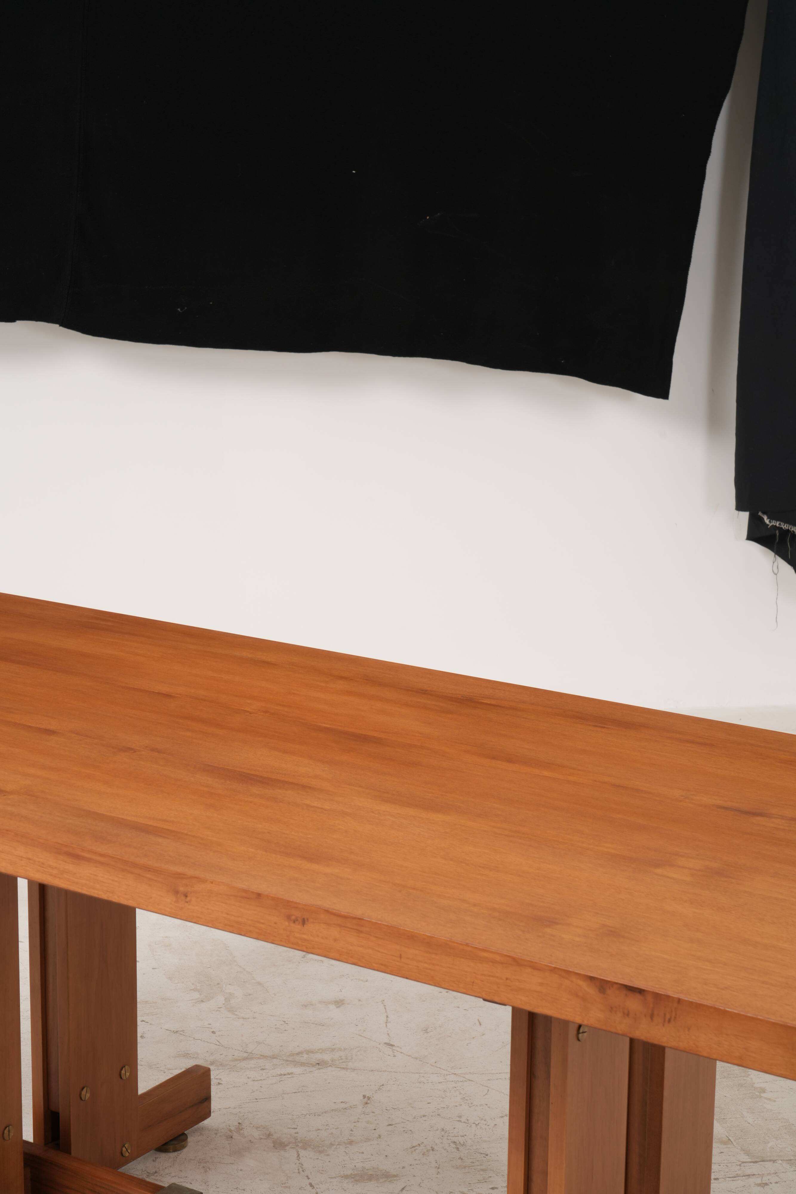 Ilmari Topiovaara/ Large Dining Table (wood)/ Vintage Design Dining Table