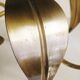 Luster "foliage" brass and gold metal 1970