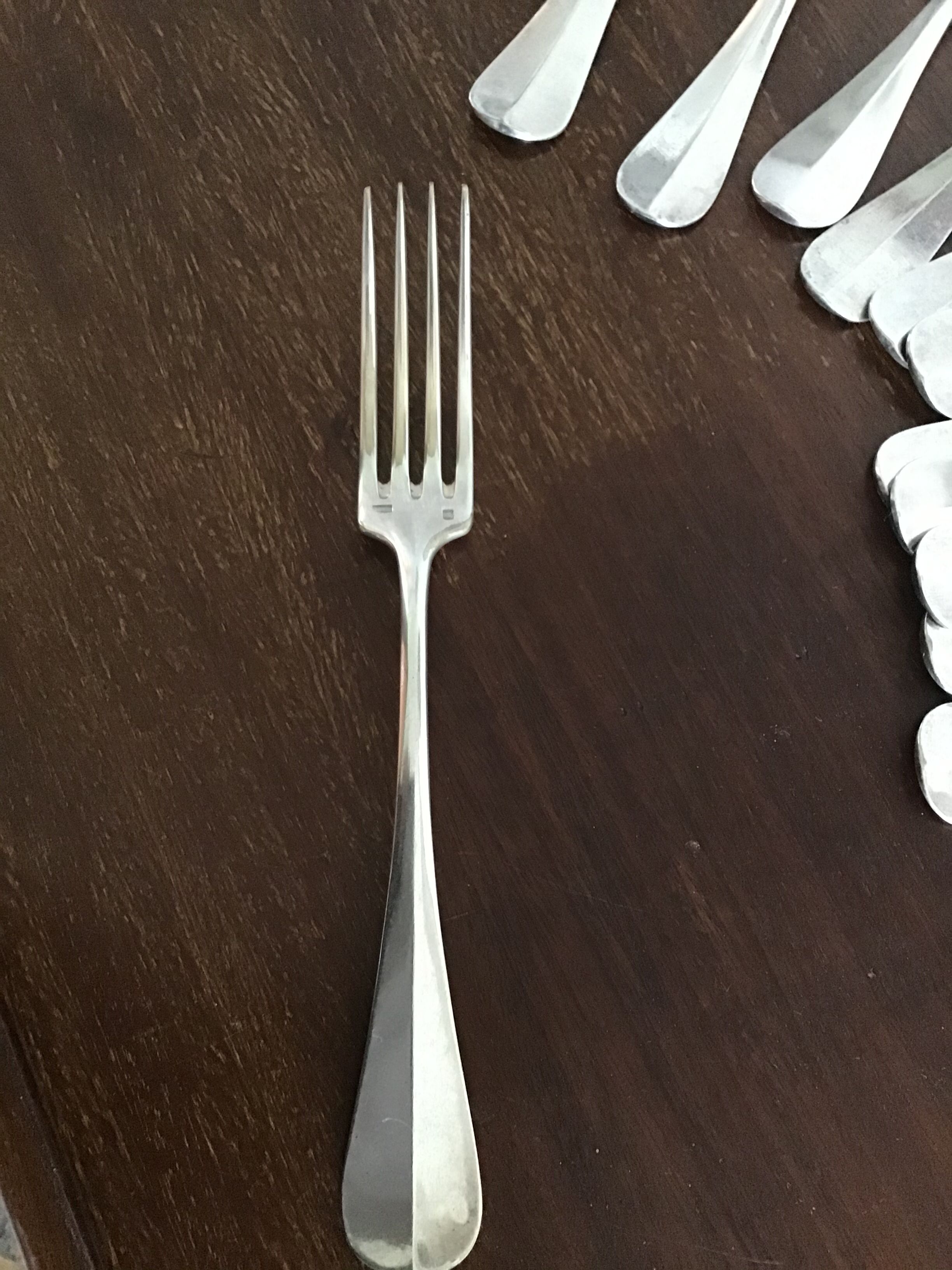 Silver metal covers in their pouch