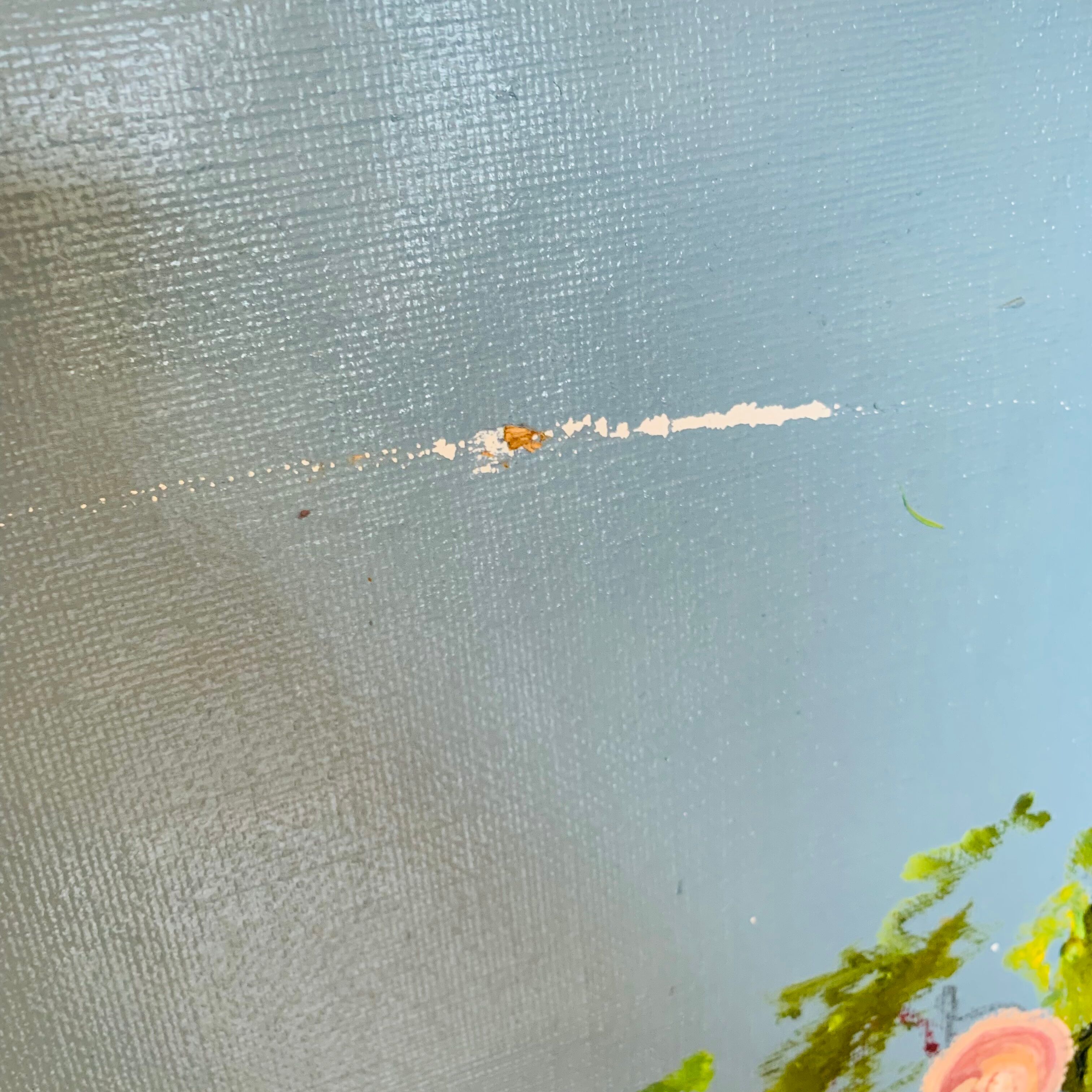 Large painting "Bouquet of flowers" - 95,5x135 cm