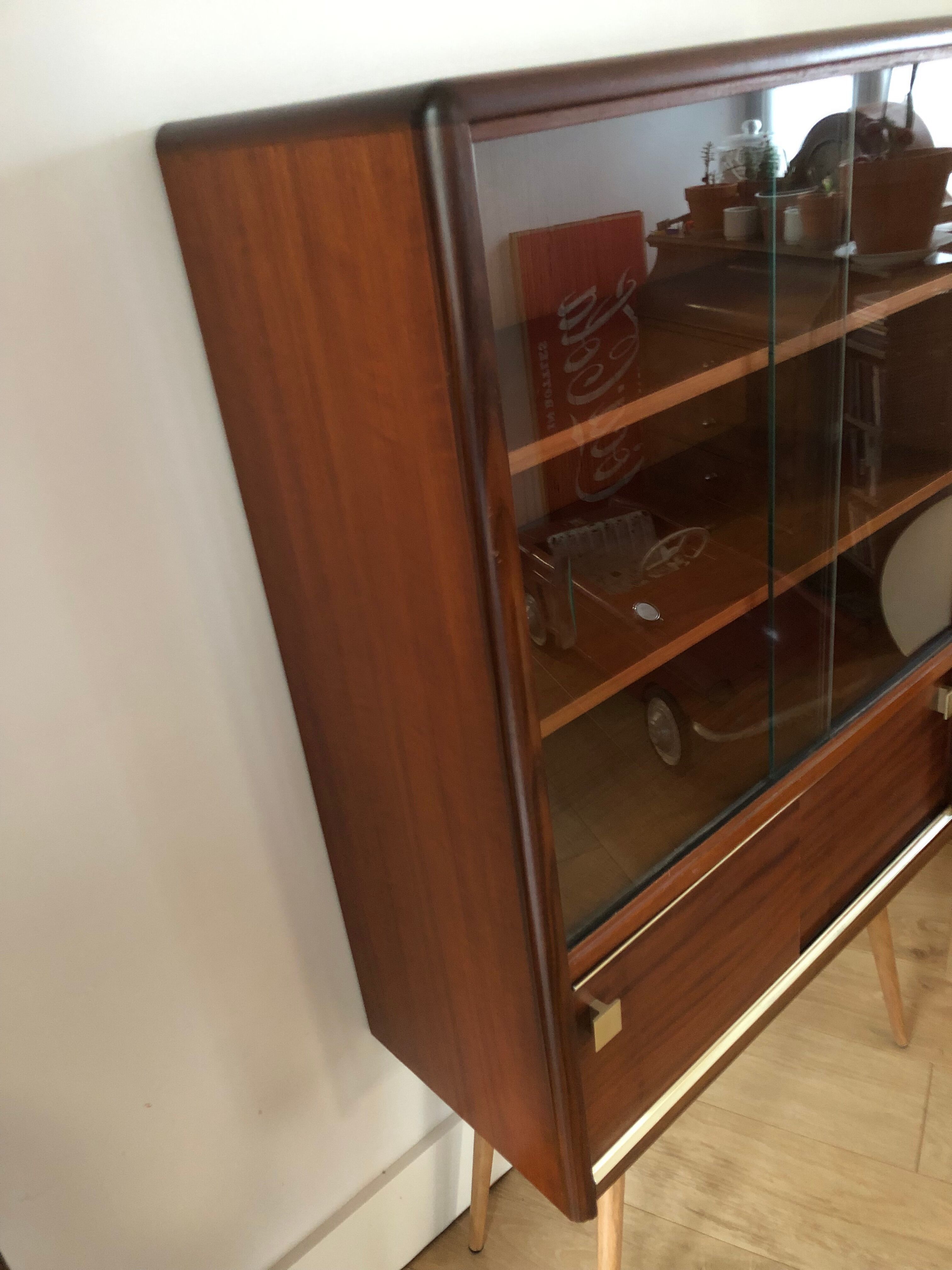 Scandinavian glass cabinet
