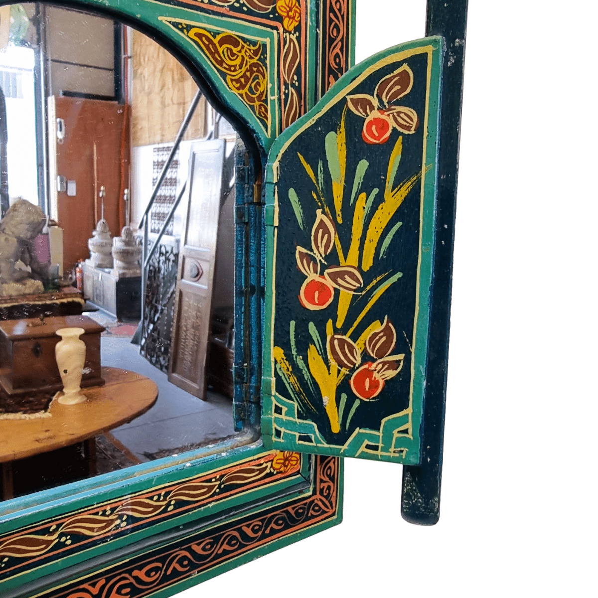 Vintage Moroccan Wall Mirror, 2nd Half 1900s