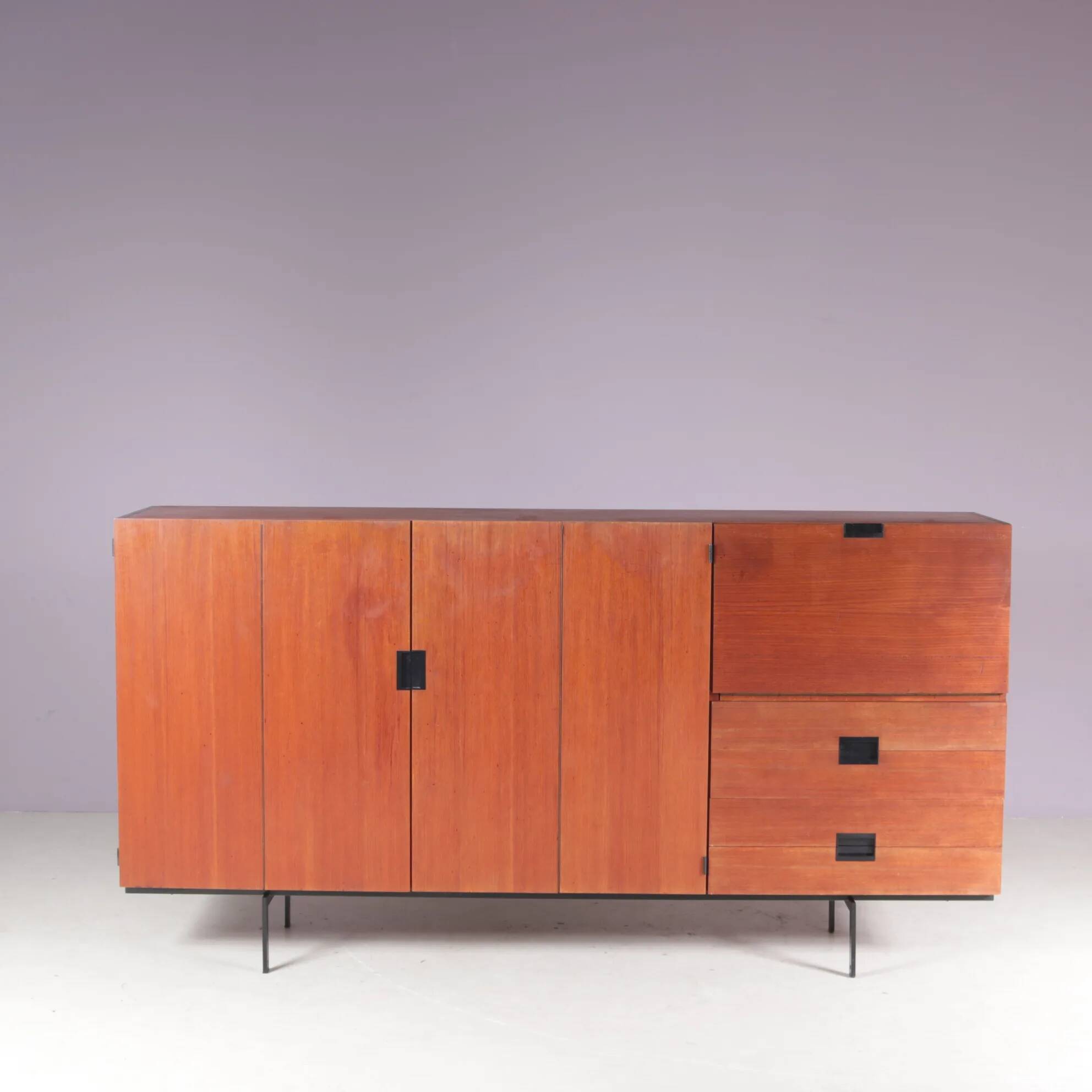 1950s Japanese series cabinet CU08 by Cees Braakman for Pastoe Netherlands