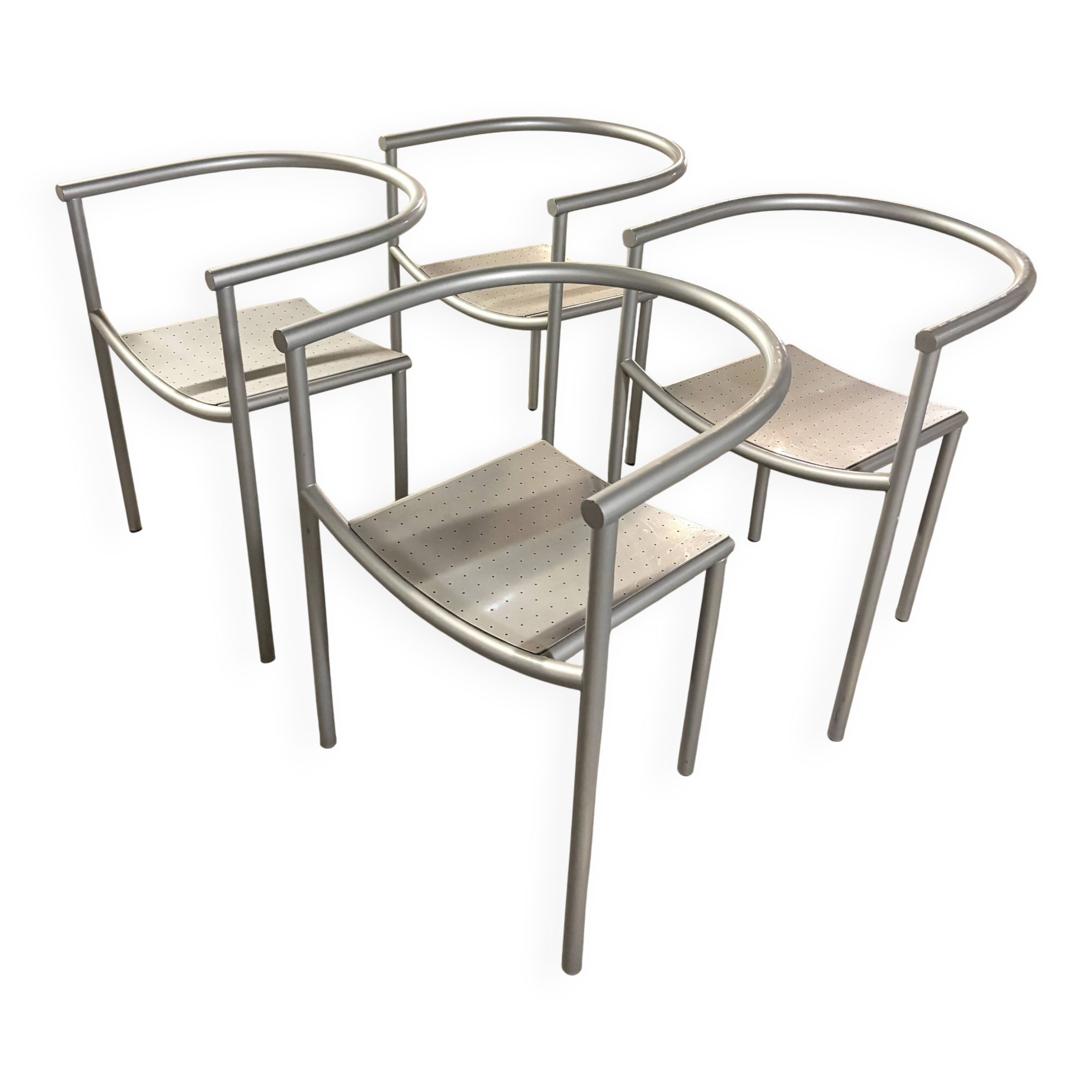 Philippe Starck 4 chairs Von Vogelsang, Driade 1980