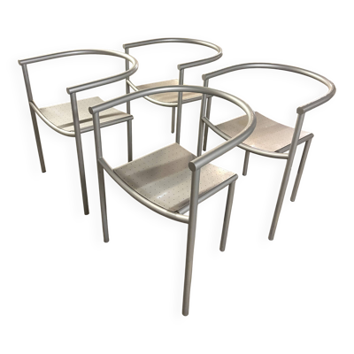 4 chaises Von Vogelsang de Philippe Starck, Driade 1980