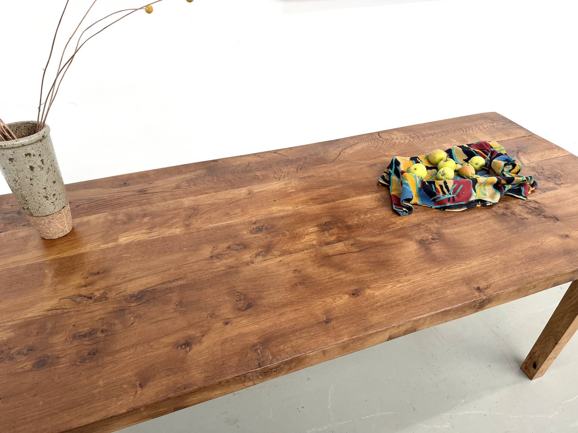 Table en chêne massif – années 50