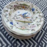 Set of 8 “Moustier” soup plates